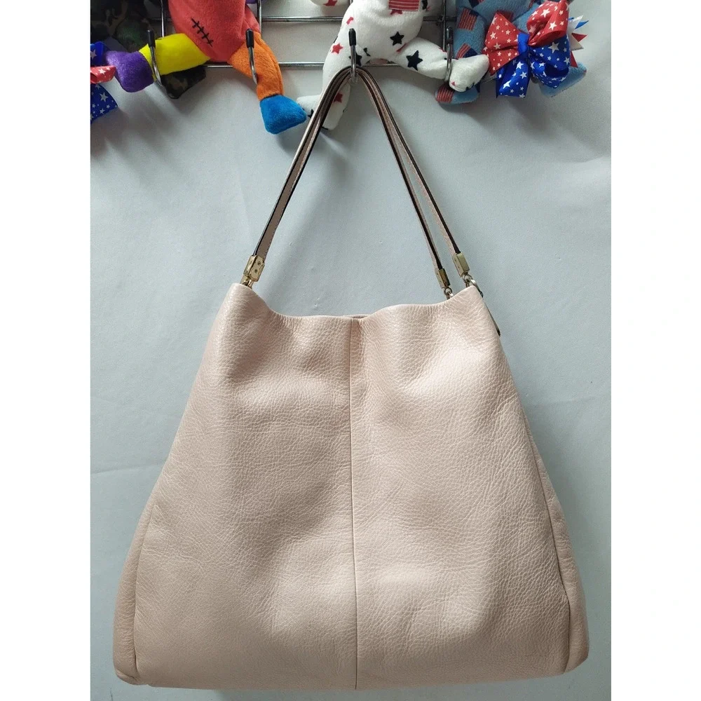 Coach Madison Phoebe Dust Pink Leather 3 Compartments Shoulder Bag - Picture 6 of 16